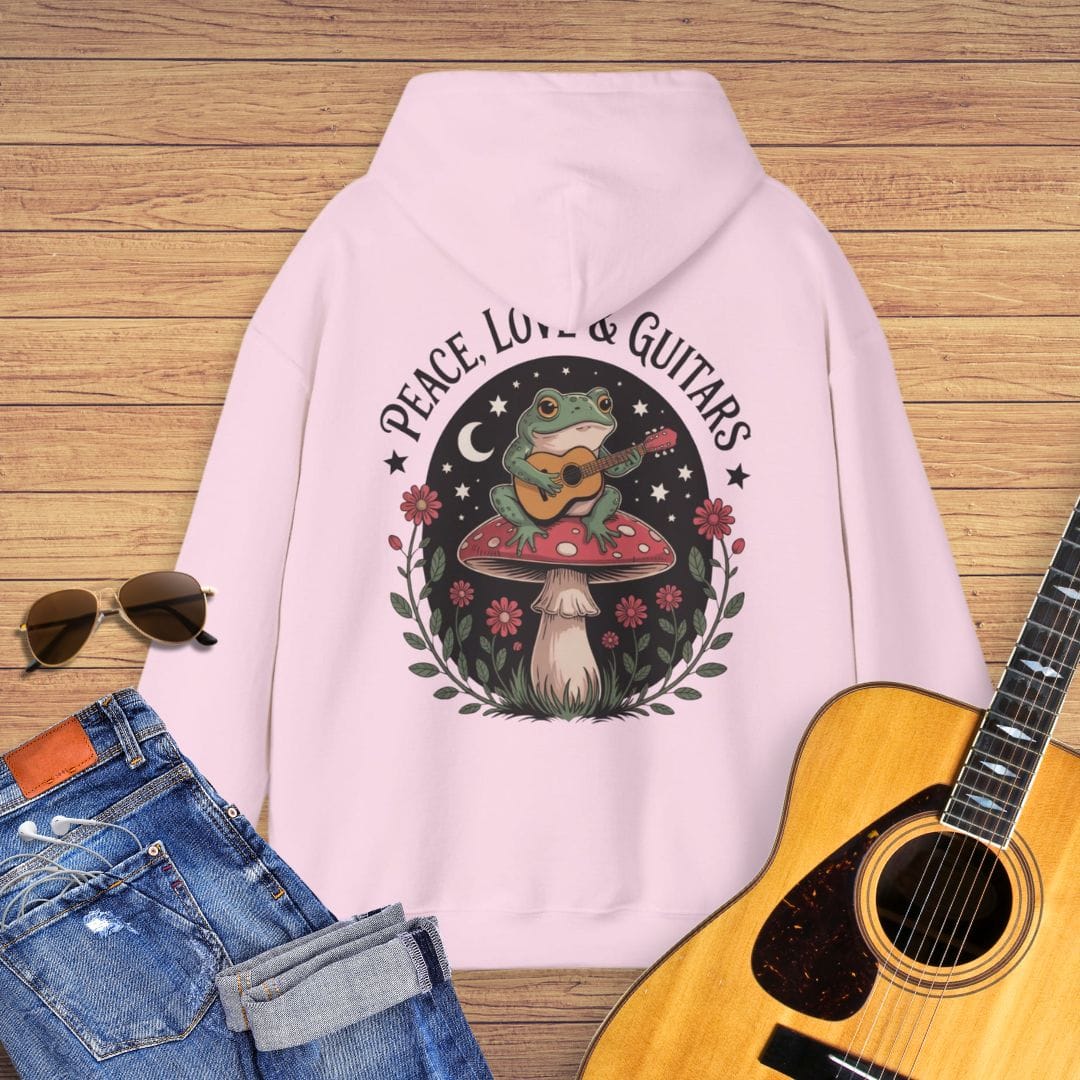 Peace Love & Guitar Hoodie