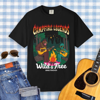Campfire Legends Guitar T-Shirt
