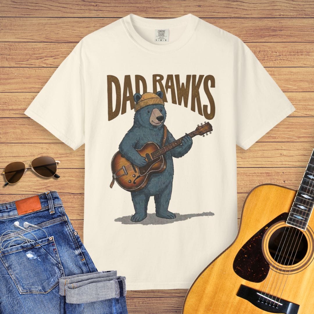 Dad Rawks Guitar T-Shirt