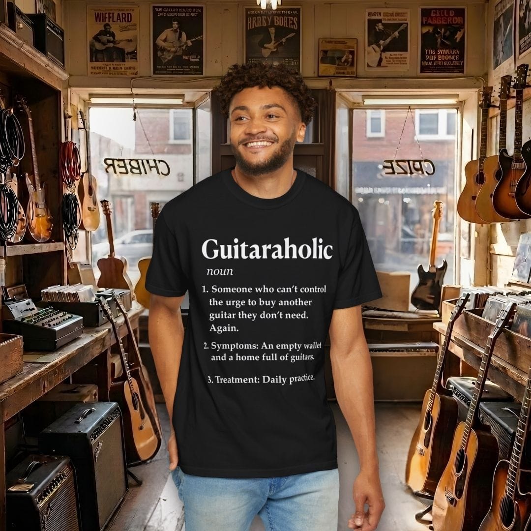 Guitaraholic Definition T-shirt