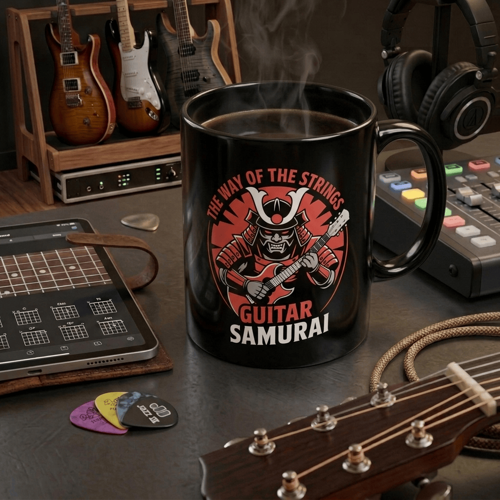 Guitar Samurai 11oz Mug