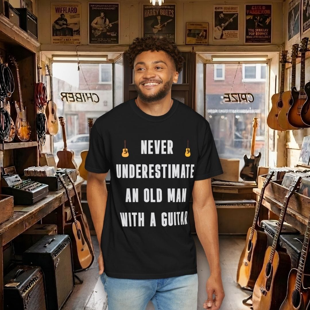 Never Underestimate An Old Man T-shirt