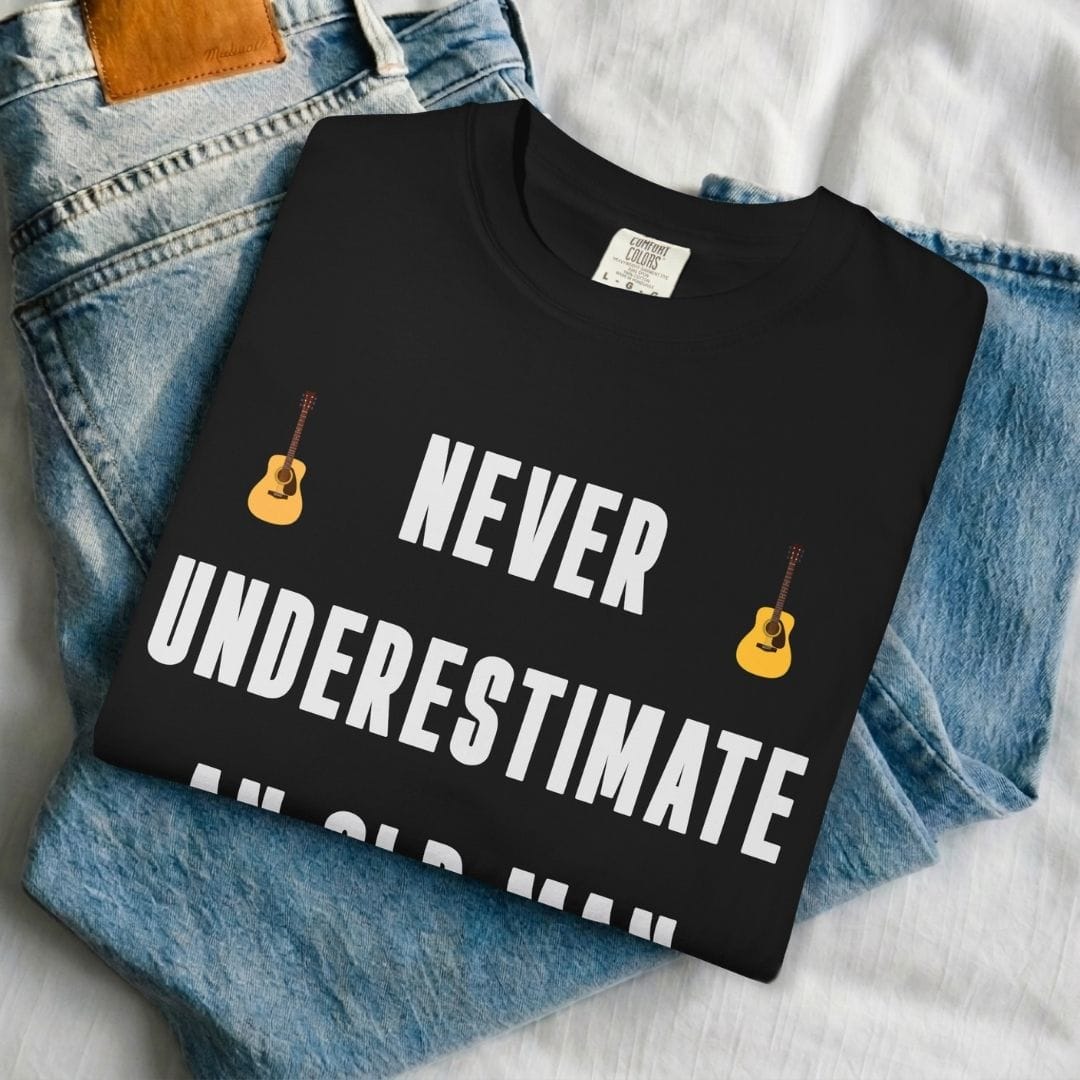 Never Underestimate An Old Man T-shirt