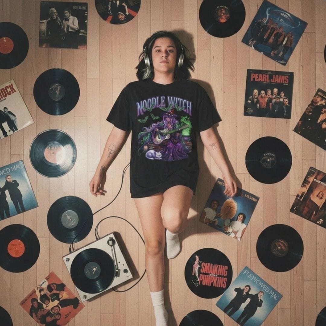 Noodle Witch Guitar T-shirt