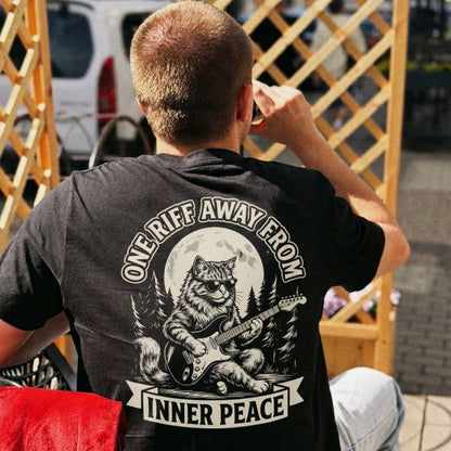 One Riff Away From Inner Peace Guitar T-Shirt