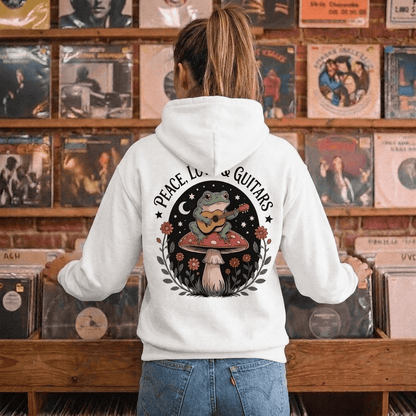 Peace Love & Guitar Hoodie