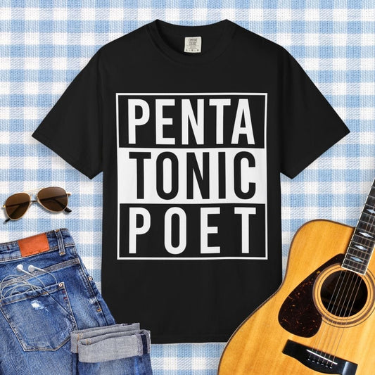 Pentatonic Poet Guitar T-shirt