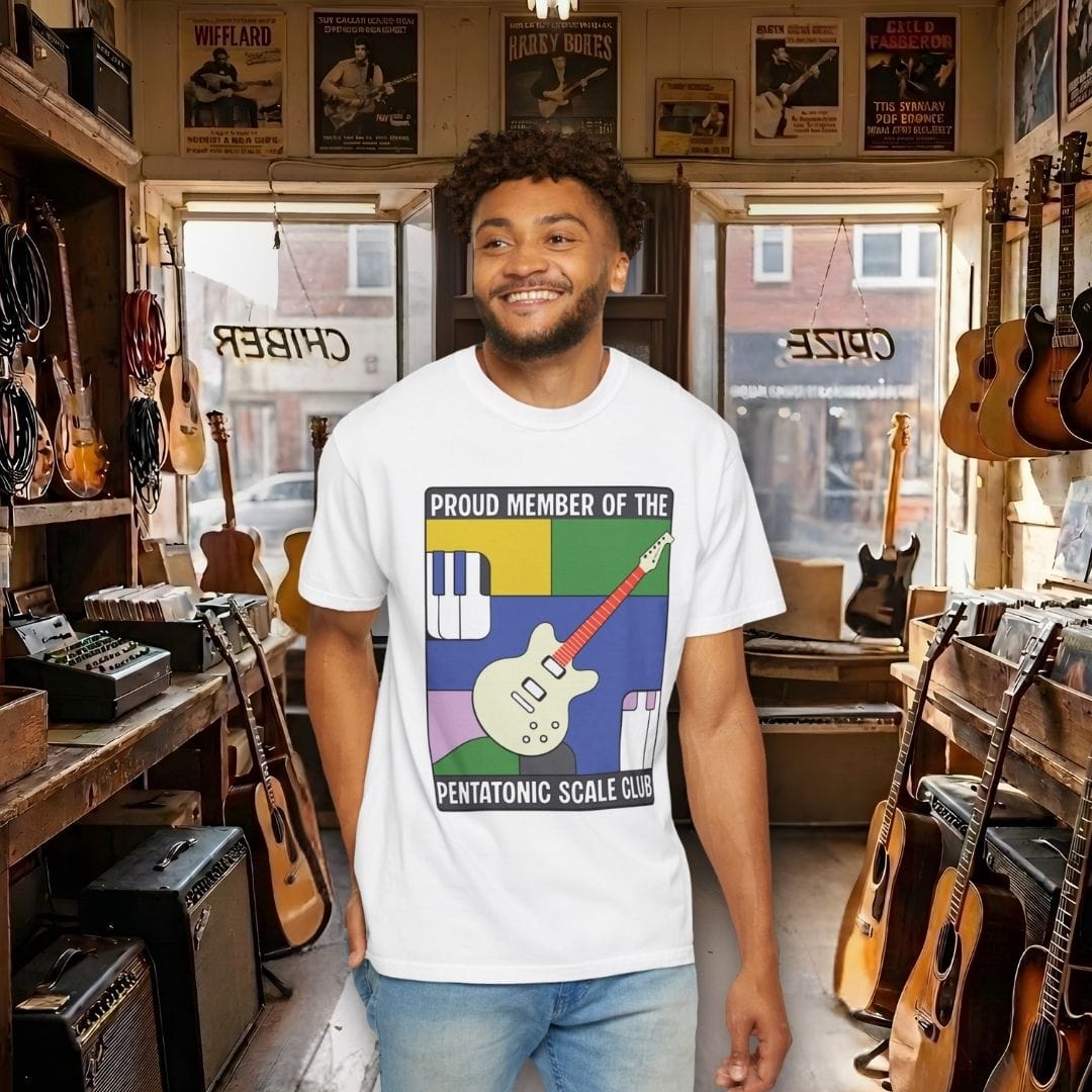 Proud Member Of The Pentatonic Scale Club T-shirt