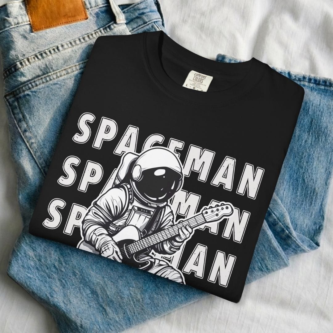 Spaceman Guitar Player T-shirt