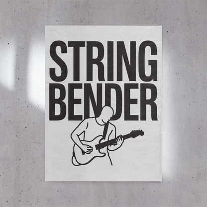 String Bender Guitar Poster (24"x32")